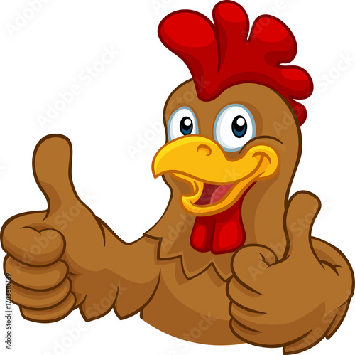 Chicken Cartoon Rooster Coc...