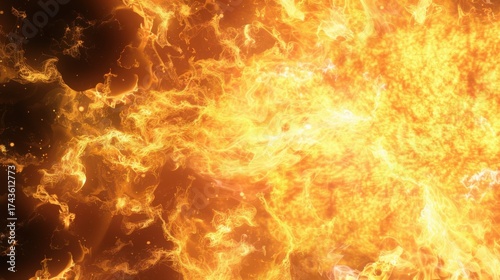 Fiery Abstract Art: Flames, Explosions, and Glowing Heat—From Love Symbols to Cosmic Fireballs