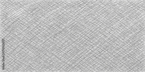 Seamless grey fabric texture background, simple cotton canvas material pattern, textile vector surface design