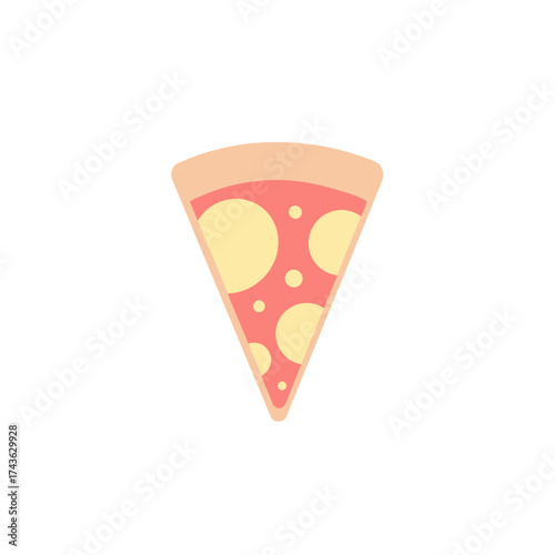 A delicious slice of cheese pizza with a golden crust.