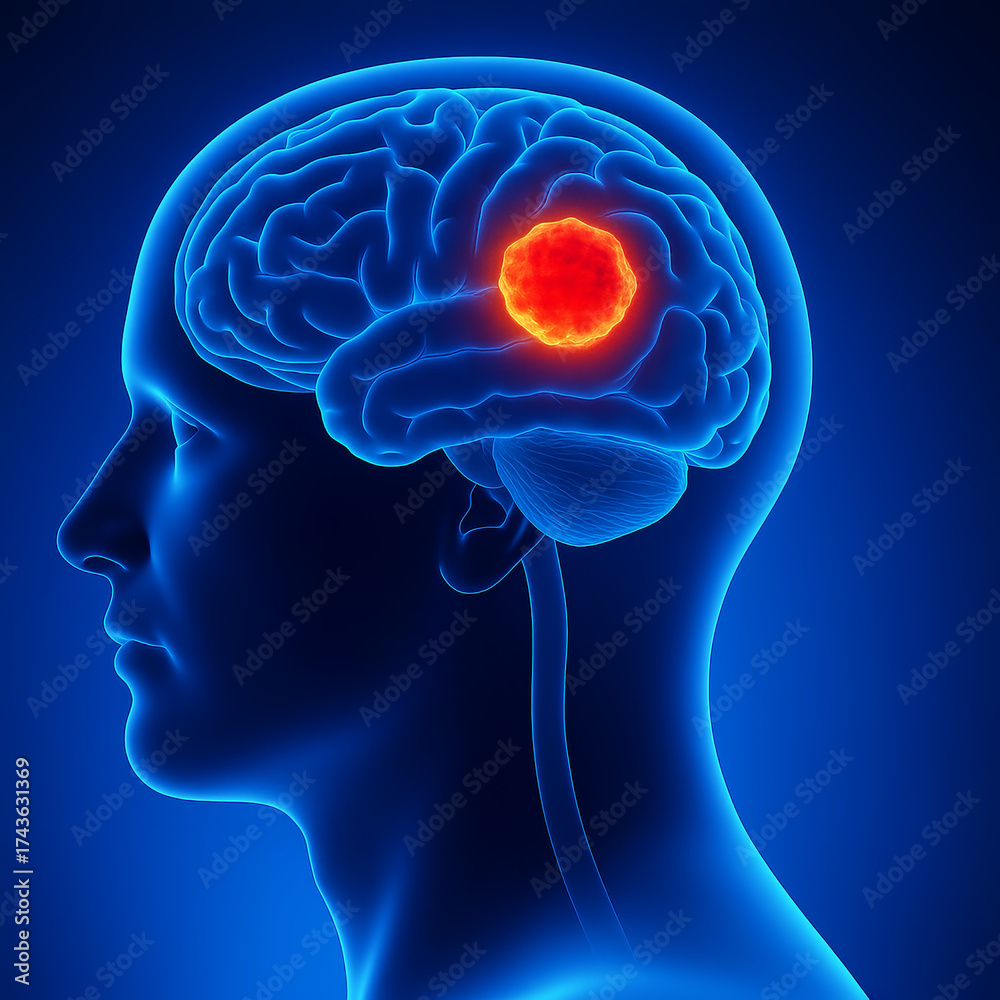 Obraz premium human brain anatomy