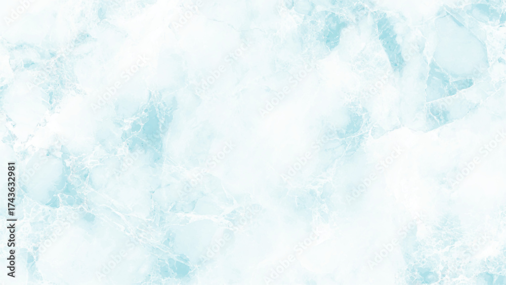 Fototapeta premium soft blue marble texture with white. Vector marble pattern. White and blue marble texture background.