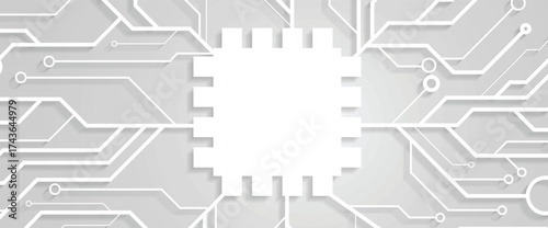 Abstract circuit technology advanced digital ecosystem of interconnected smart nodes