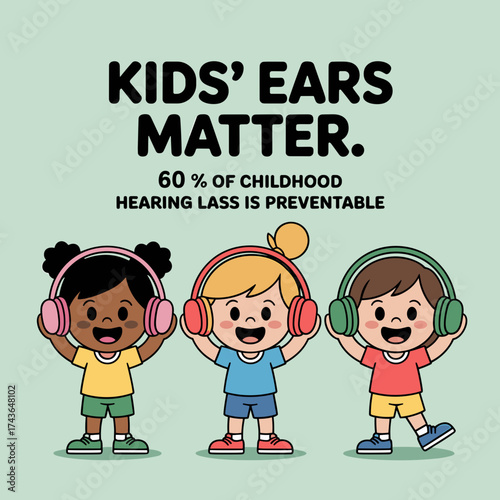 Kids’ Ears Matter Hearing Awareness Poster