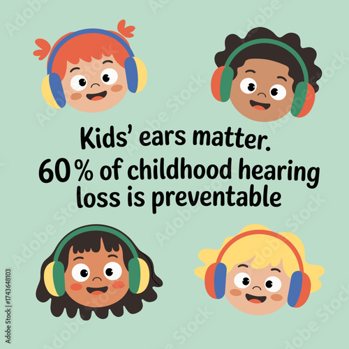 Kids’ Ears Matter Hearing Awareness Poster