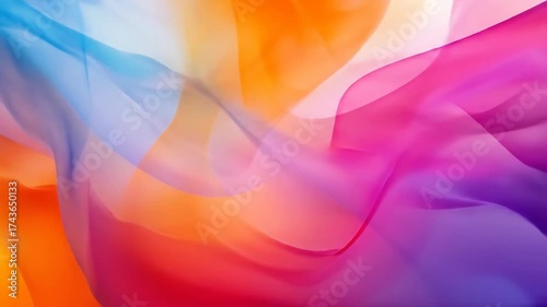 Colorful abstract gradient flowing art, modern fluid wave pattern