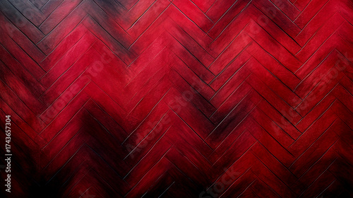 Charcoal Ruby Elegance