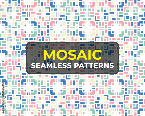 Arabesque Islamic Tile Pattern with Colorful Geometric Ornament
