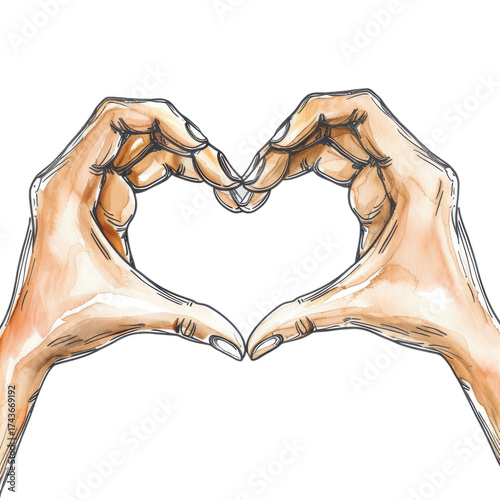Hands forming a heart shape in a warm, inviting atmosphere expressing love and connection