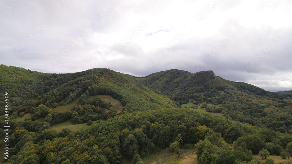 Fototapeta premium clouds in the mountains