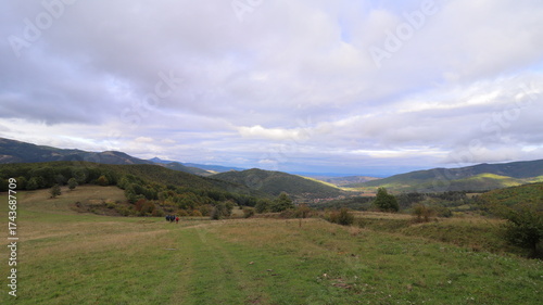 landscape with mountains