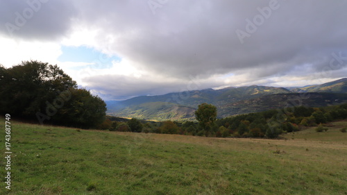 landscape with mountains