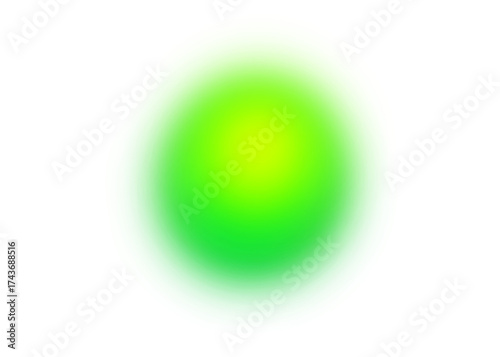 gradient green circle