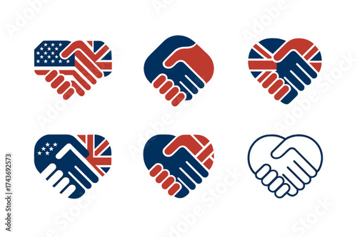Multilingual Logo Designs. Translators or interpreters working with languages. Set Logo of Translators or interpreters working with languages: Merged flags /