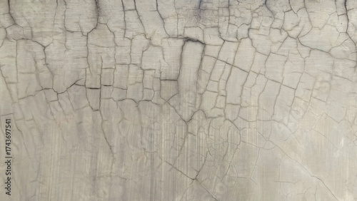 Abstract Gray Cracked Concrete Texture