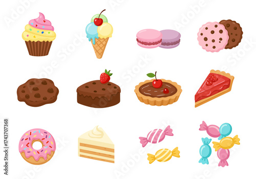 Sweet Delights An Assortment of Delicious Desserts and Treats