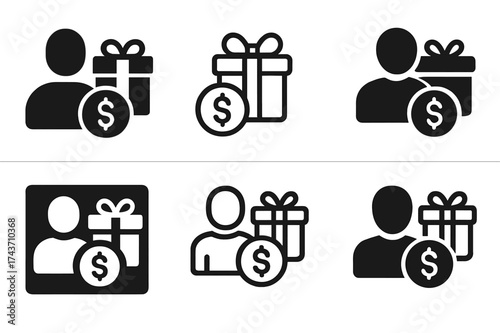 HR Logo Variations. Human resources management and organizational leadership. Set Logo of Human resources management and organizational leadership:
