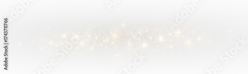 Fantasy shimmer with glowing stardust particles and sparkling light. 