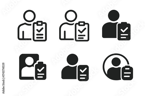 HR Logo Variations. Human resources management and organizational leadership. Set Logo of Human resources management and organizational leadership: Performance