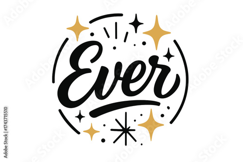 Modern Hand Lettering. Ever. modern hand lettering, smooth curves, balanced composition, clear readable