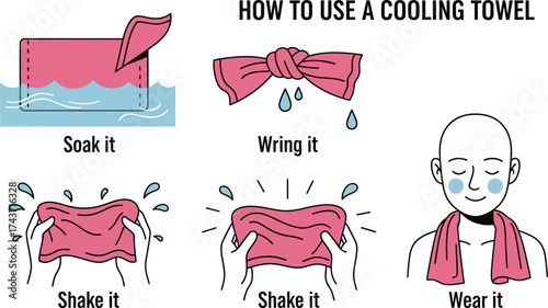 How to use a cooling towel instructions and best practices