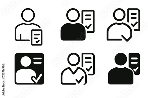 Diverse HR Logos. Human resources management and organizational leadership. Set Logo of Human resources management and organizational leadership: Candidate