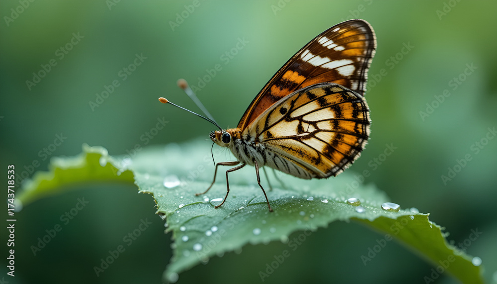 Obraz premium butterfly on a flower