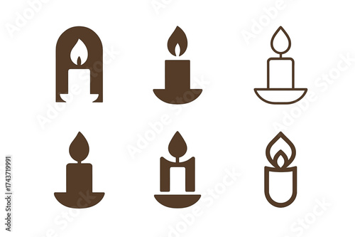 Calming Bedroom Logo Designs. Decorating a Bedroom with Soft, Calming Colors. Set Logo of Decorating a Bedroom with Soft, Calming Colors: candle. harmonious