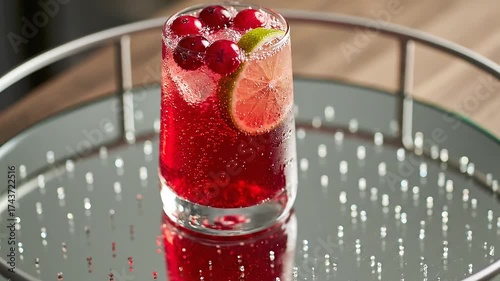 Refreshing Cranberry Lime Sparkler A Vibrant Cocktail Perfect for Any Occasion
