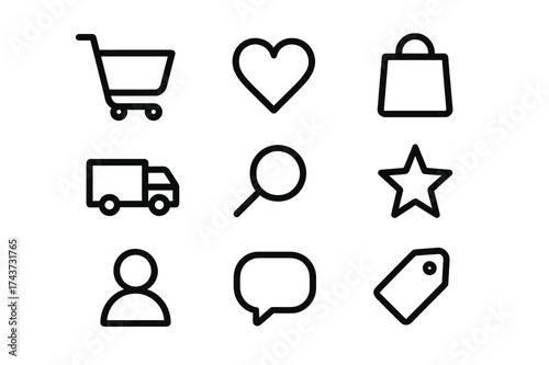 Uniform Icon Layout. Equal spacing between icons and equal margins on the edges. Uniform icon size across the