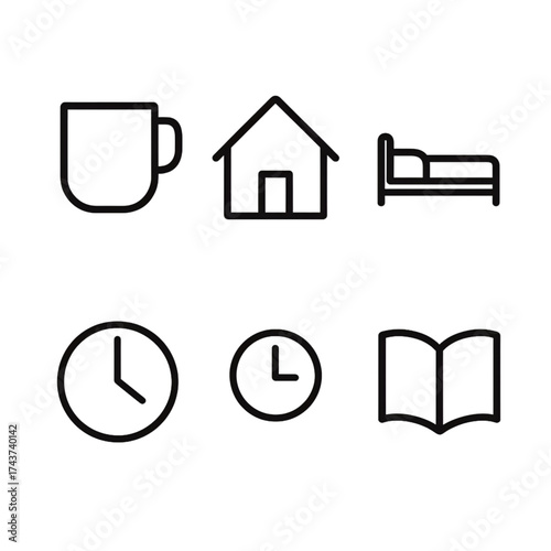 日常生活のアイコンセット｜Everyday Life Icon Set