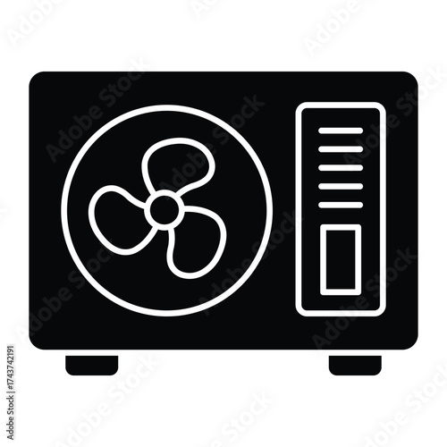 Bild auf Leinwand Ac outdoor Vector icon which can easily modify or edit