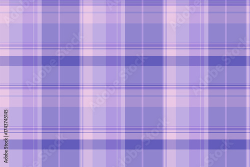 Surface vector fabric plaid, scrap background check seamless. Group pattern textile texture tartan in indigo and light colors.