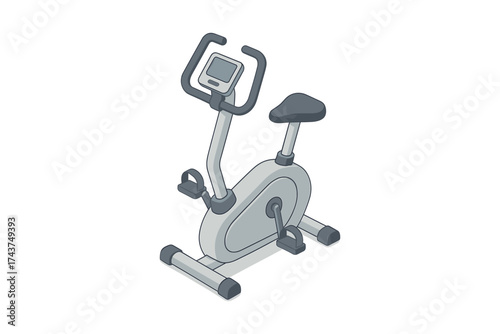 Isometric indoor exercise bike for home gym fitness and health workouts