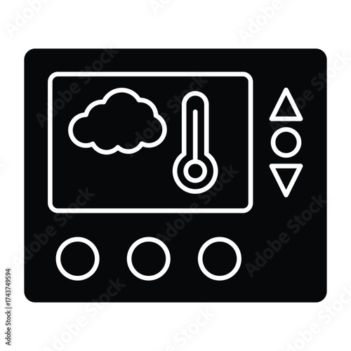 Central heating Vector icon which can easily modify or edit