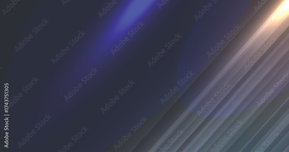 Fototapeta premium Abstract blue and black background with lines