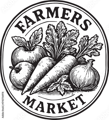  Farmers Market Emblem