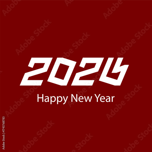 Elegant 2026 Happy New Year typography design collection with modern fonts, gradient backgrounds, creative curves, and festive celebration theme