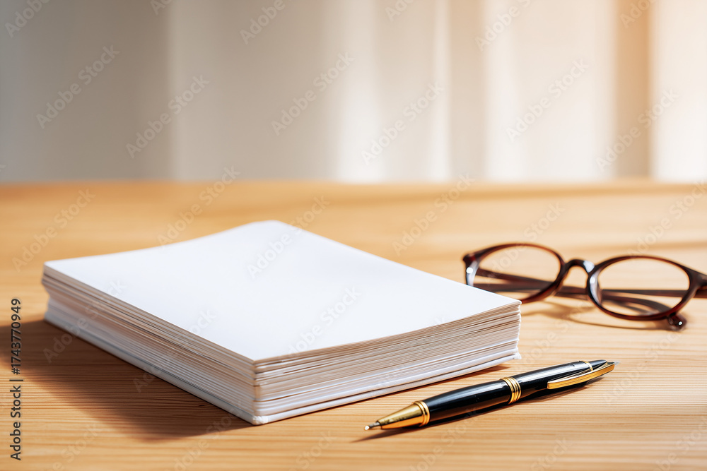 Fototapeta premium Professional Book Mockup Template with Clean Background