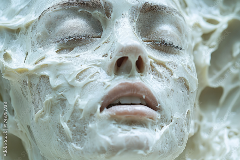 Naklejka premium A Symmetrical Balance of Movement and Color Fusion