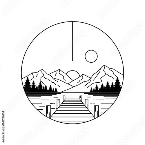 Open Holy Book on Rehal Stand | Quran Reading Symbol | Islamic Religious Vector Icon