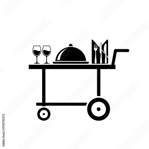 Backpack Illustration – Detailed Black and White Vector Drawing of Travel and School Bag with Front Pocket and Straps