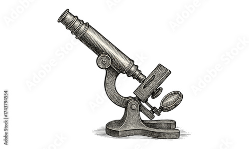 Vintage scientific instrument with intricate engraving details