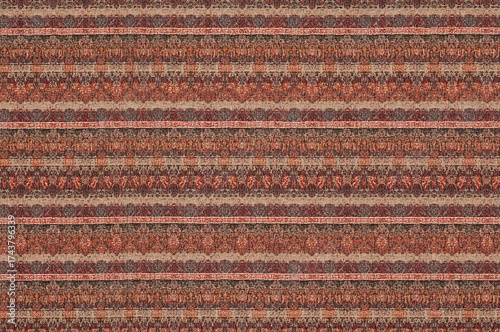 Vibrant Textile Design Inspired by Indigenous Patterns. Cultural Heritage of the Andes Region.