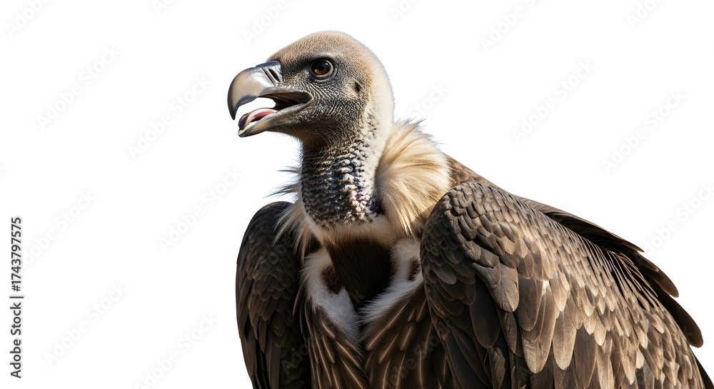 Fototapeta premium Majestic Bird Close-Up in Wild Habitat, Nature Photography, Captured in Bright Light