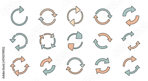 Line art illustrations of children riding scooters and bicycles in various poses.