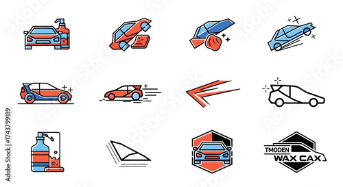 Line art illustrations of children riding scooters and bicycles in various poses.