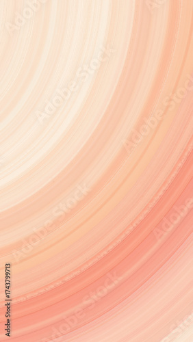 Soft pastel colors blend seamlessly circular pattern, creating calming and serene atmosphere. This abstract design evokes feelings of tranquility