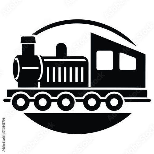 freight train vector icon