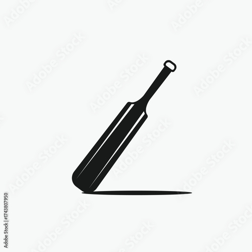 Cricket Bat, Sports bat, playing cricket icon vector.